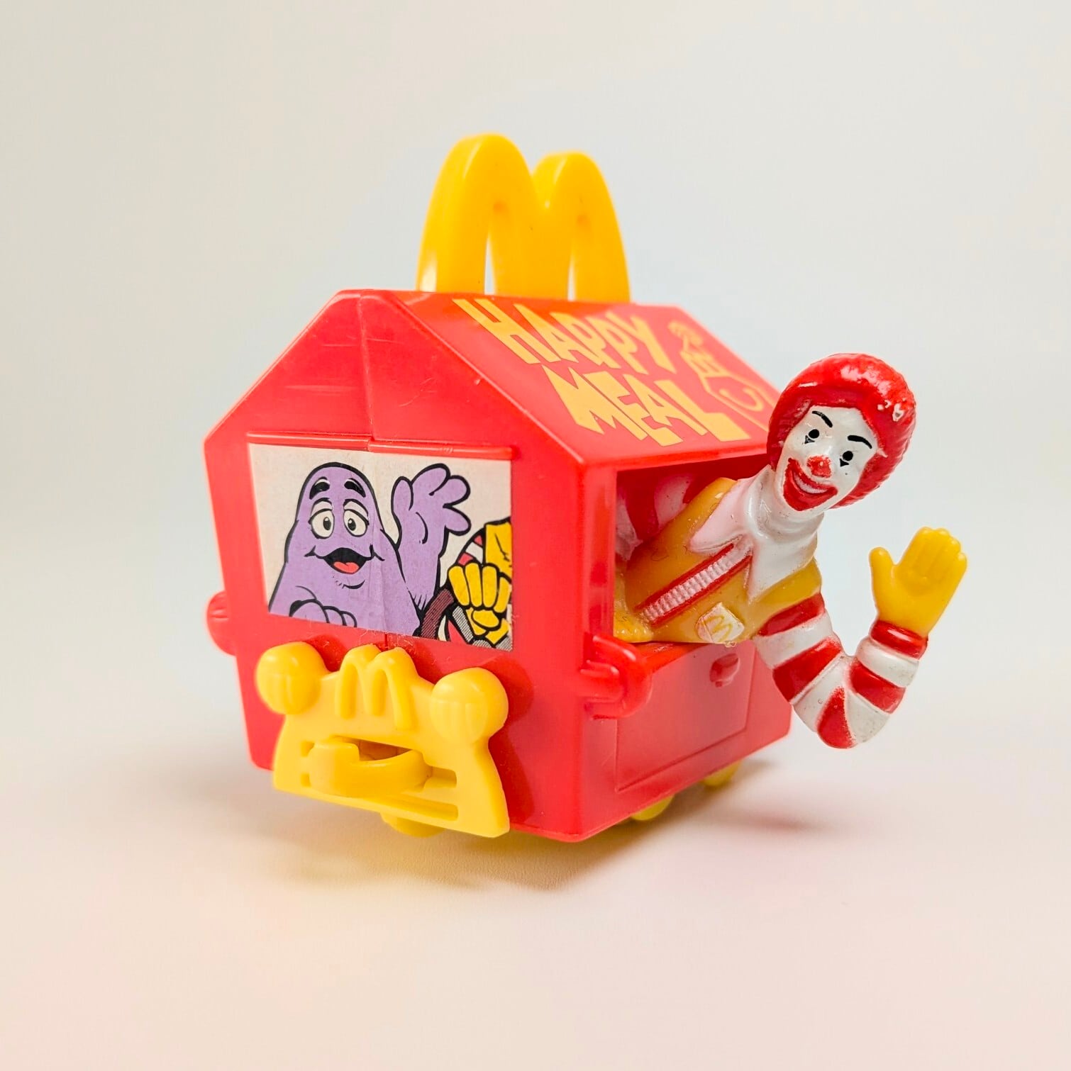 ☆VINTAGE JUNK 1994☆【 McDonald's / マクドナルド 】『 Happy Birthday Train ( ハッピーバースデー・トレイン ) / Ronald 』McDonald's Happy Meal Toy ハッピーミールトイ 〚アメリカン雑貨 アメトイ〛