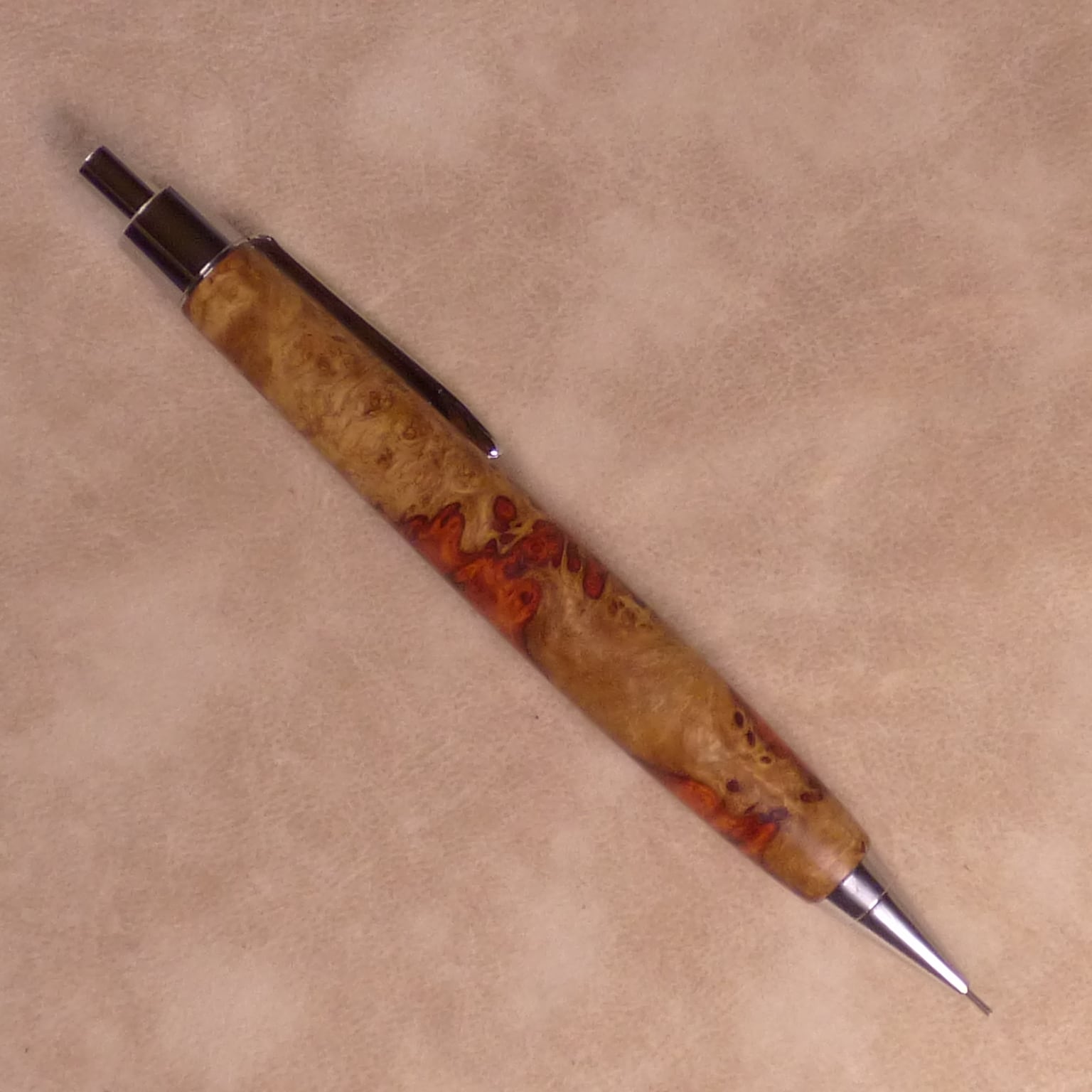 シャーペン MP202 W10678 本カリン瘤紅白 | CraftA840129