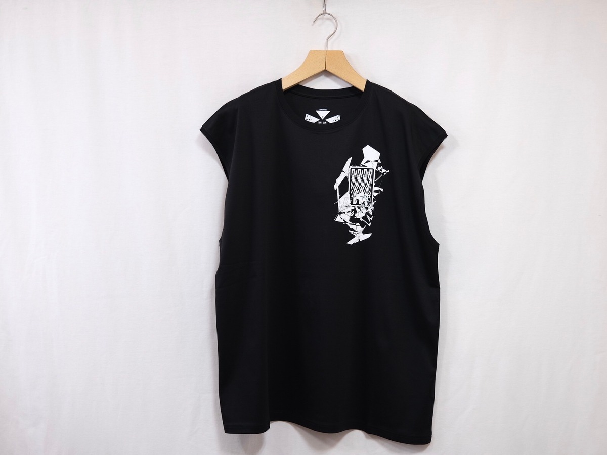 ACRONYM”S25-PR-B NEXT TO SKIN 100%COTTON MERCERIZED SLEEVELESS T 