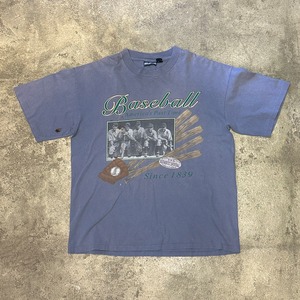 90s VAN HEUSEN baseball TEE / USED