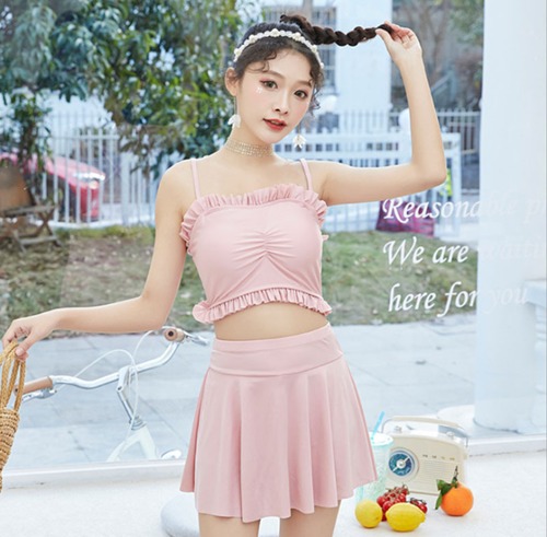 IT112-2キャミソール 水着 ピンク