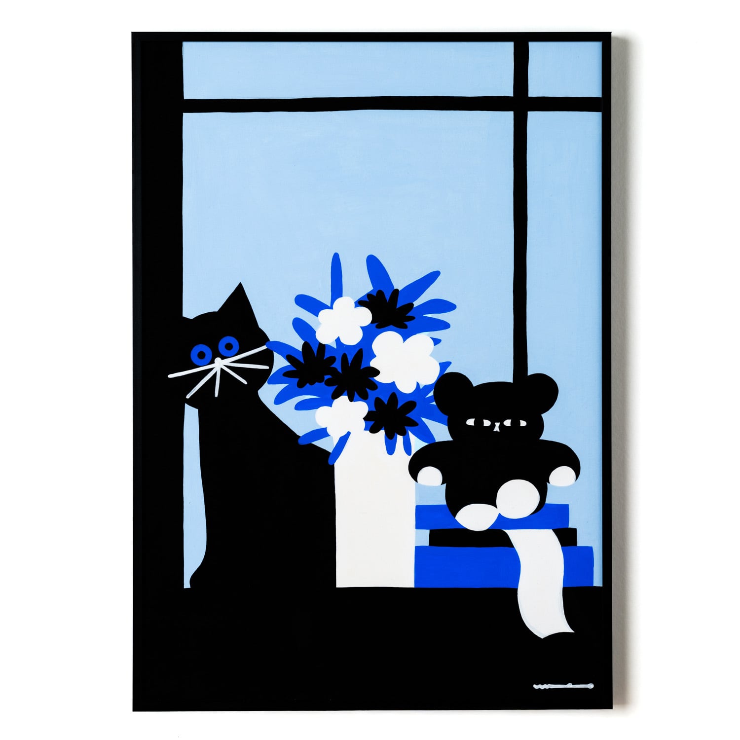 会場売約済】umao 後期原画作品R 窓辺とねこ | TOKYO PiXEL. shop