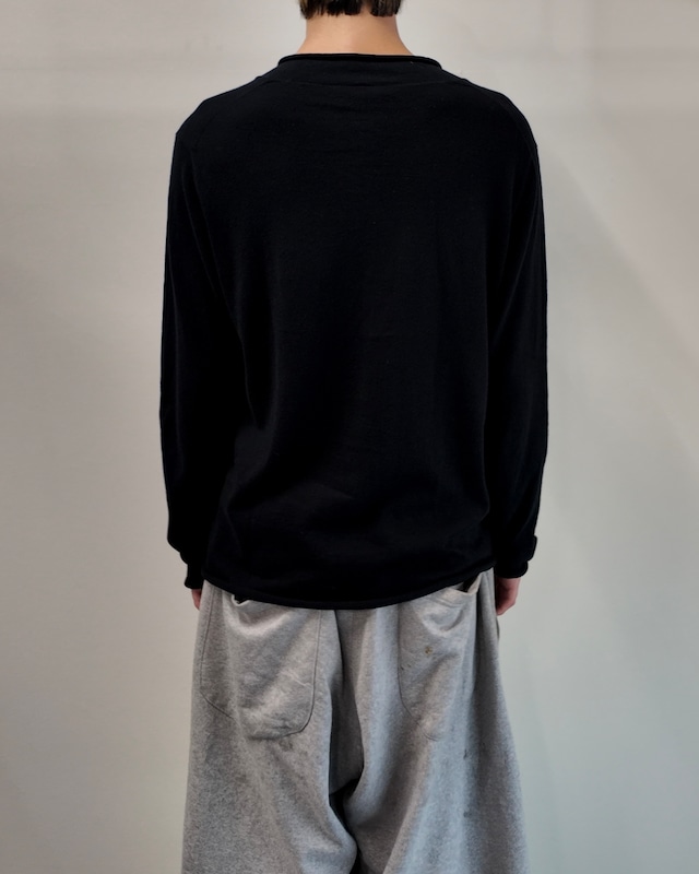 【EMPORIO ARMANI】v-neck basic knit