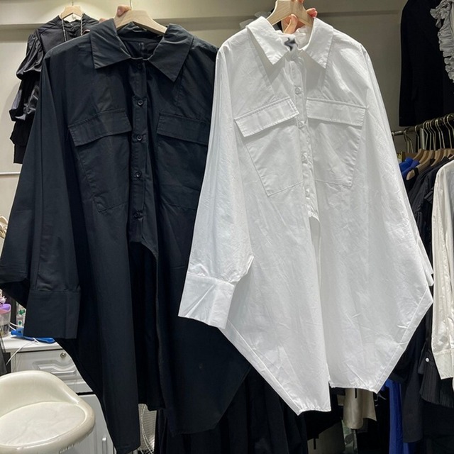 サイドデザインシャツ 2color 10221