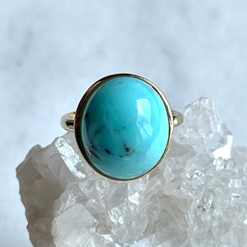 【超美石】ペルシアンターコイズ　リング　（7.5号）　2598