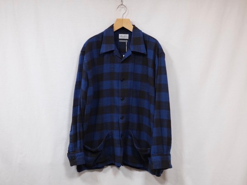 在庫有りMarvine Pontiak shirt makers”Drizzler SH BLUE CH”