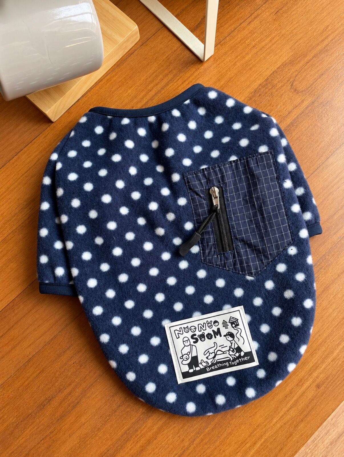 予約【noonoosoom】Polka Dot Fleece Sweatshirt