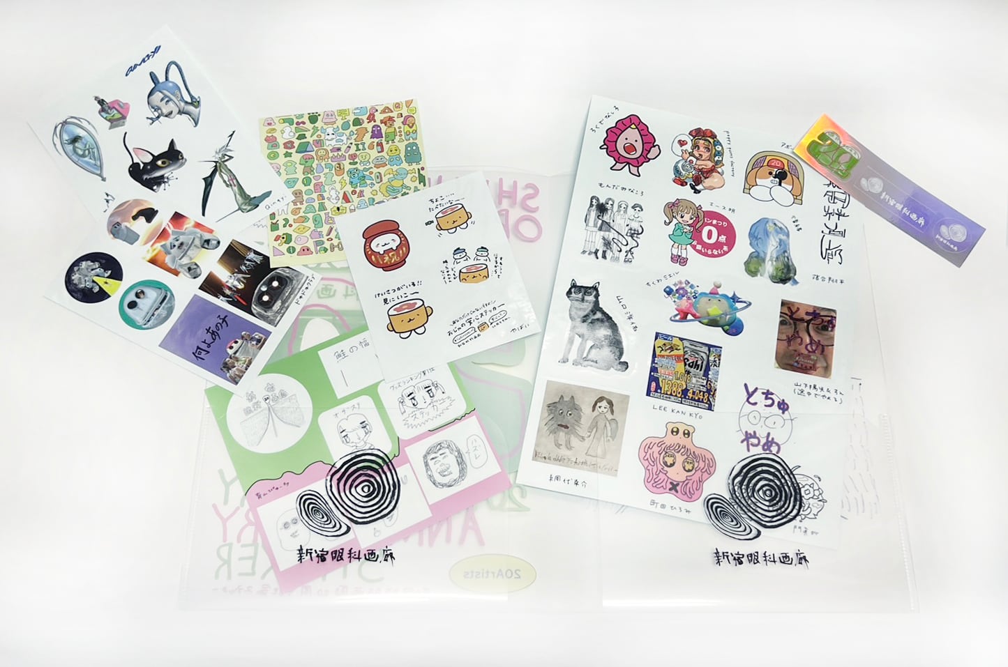 新宿眼科画廊 / 20周年記念ステッカー | 新宿眼科画廊ショップページ