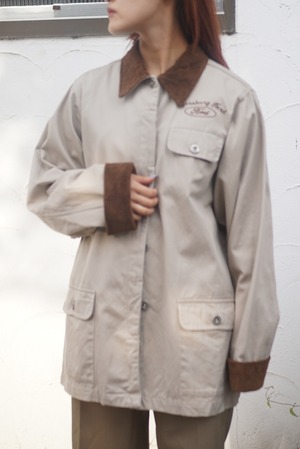 cotton coverall jacket