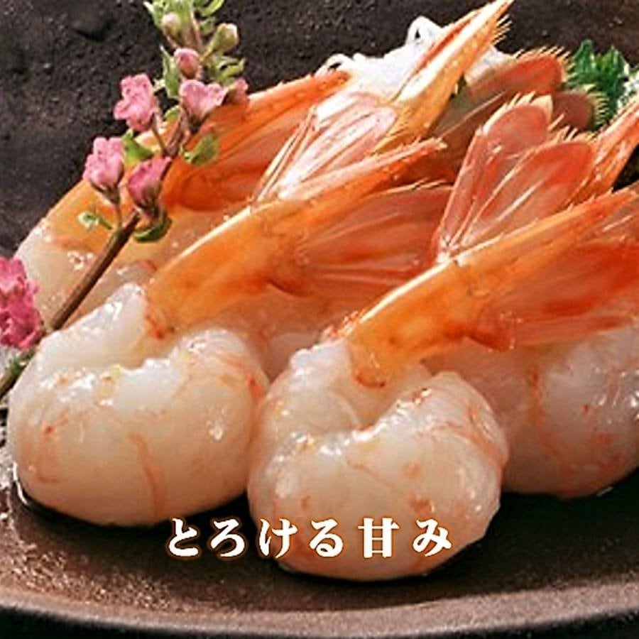 お刺身用 ボタンエビ500グラム 1パック18尾前後 北海道めし