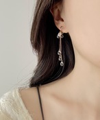 S I U R | fiancee drop earring / pierce