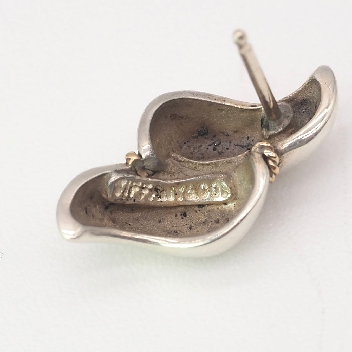 【美品】TIFFANY&Co. K18コンビ ツイスト ロープ リボン ブローチ TIFFANY&Co. K18コンビ ツイスト ロープ リボン ブローチ