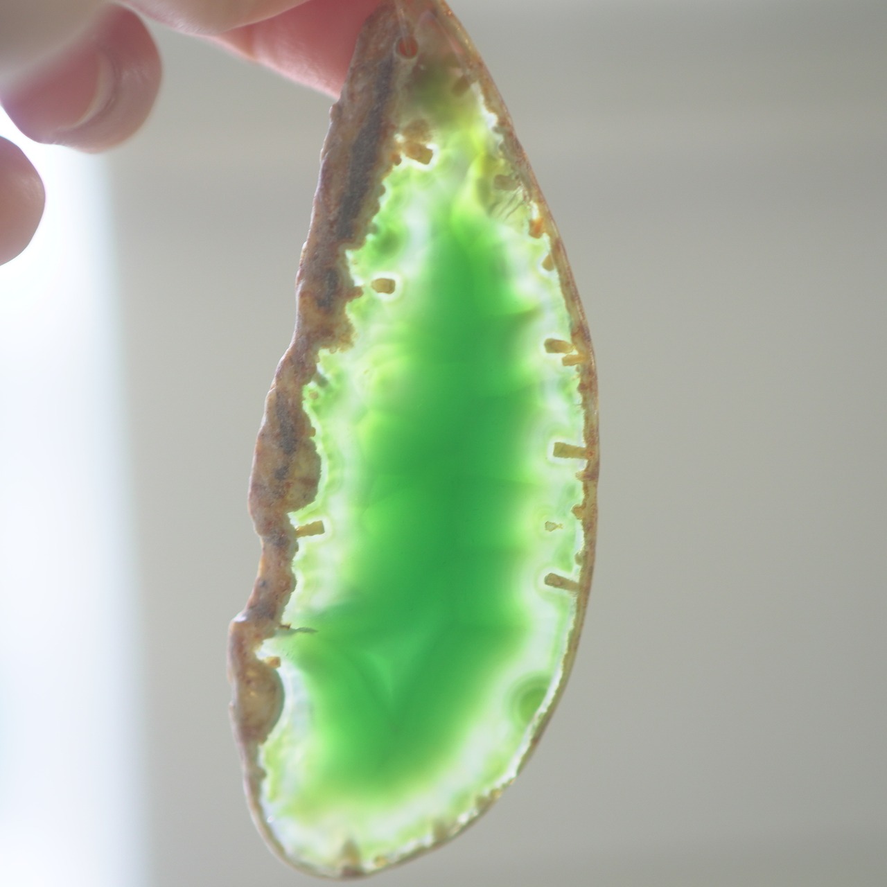 Vivid Rainbow 21 - アゲートヒーリングチャイム / Agate Sun Catcher Wind Chime 804