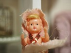 イタリアの小さなお人形　前髪ピンク帽子（足先折れ） 画像12