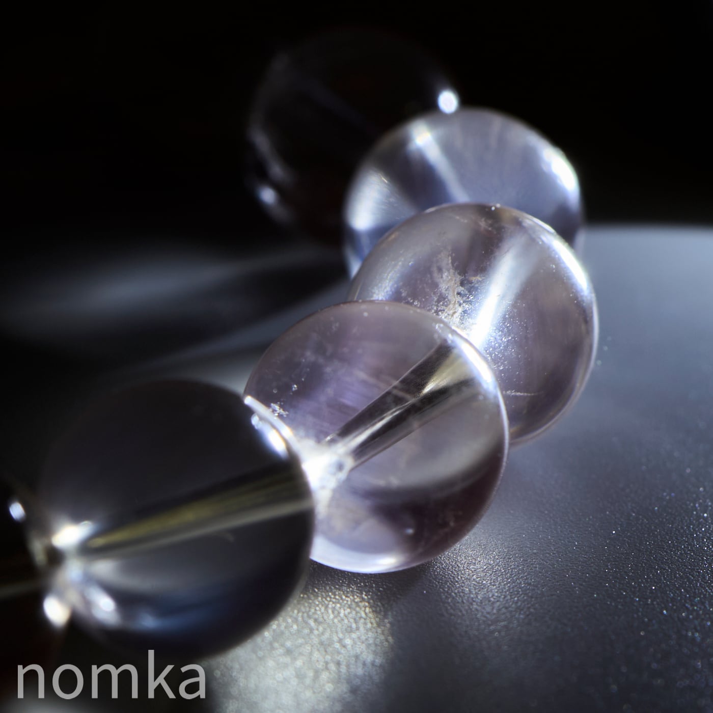 超稀少石】ピンク＆ブルーエンジェルラダー(11mm/ブラジル産)一連