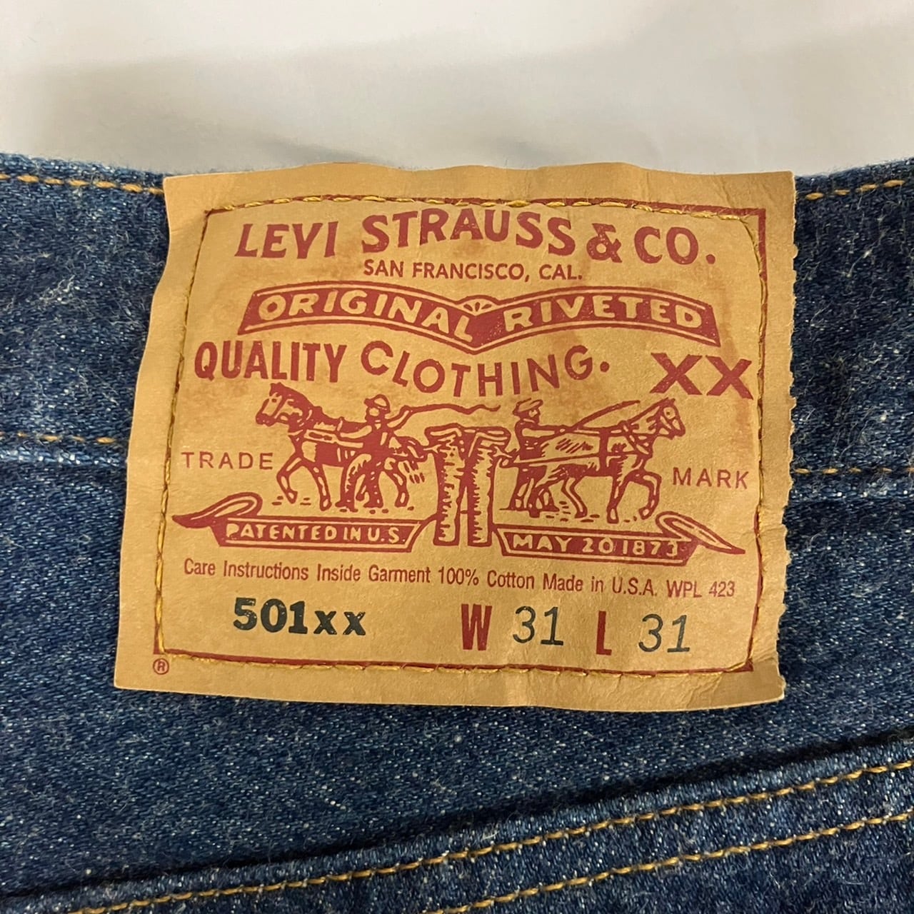 90's LEVI'S 501xx リーバイス USA製 levi'sタブ WPL423 W31L31 | fovos