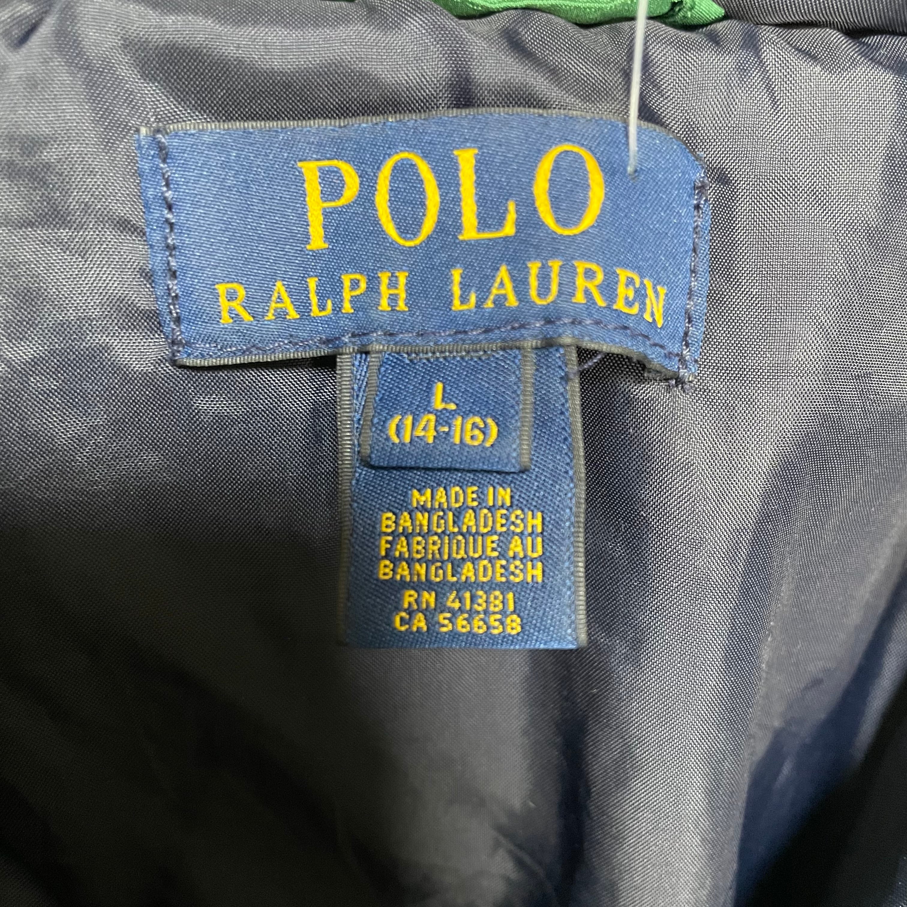POLO RALPH LAUREN ダウンジャケット L 刺繍 ブランドタグ | 古着屋  