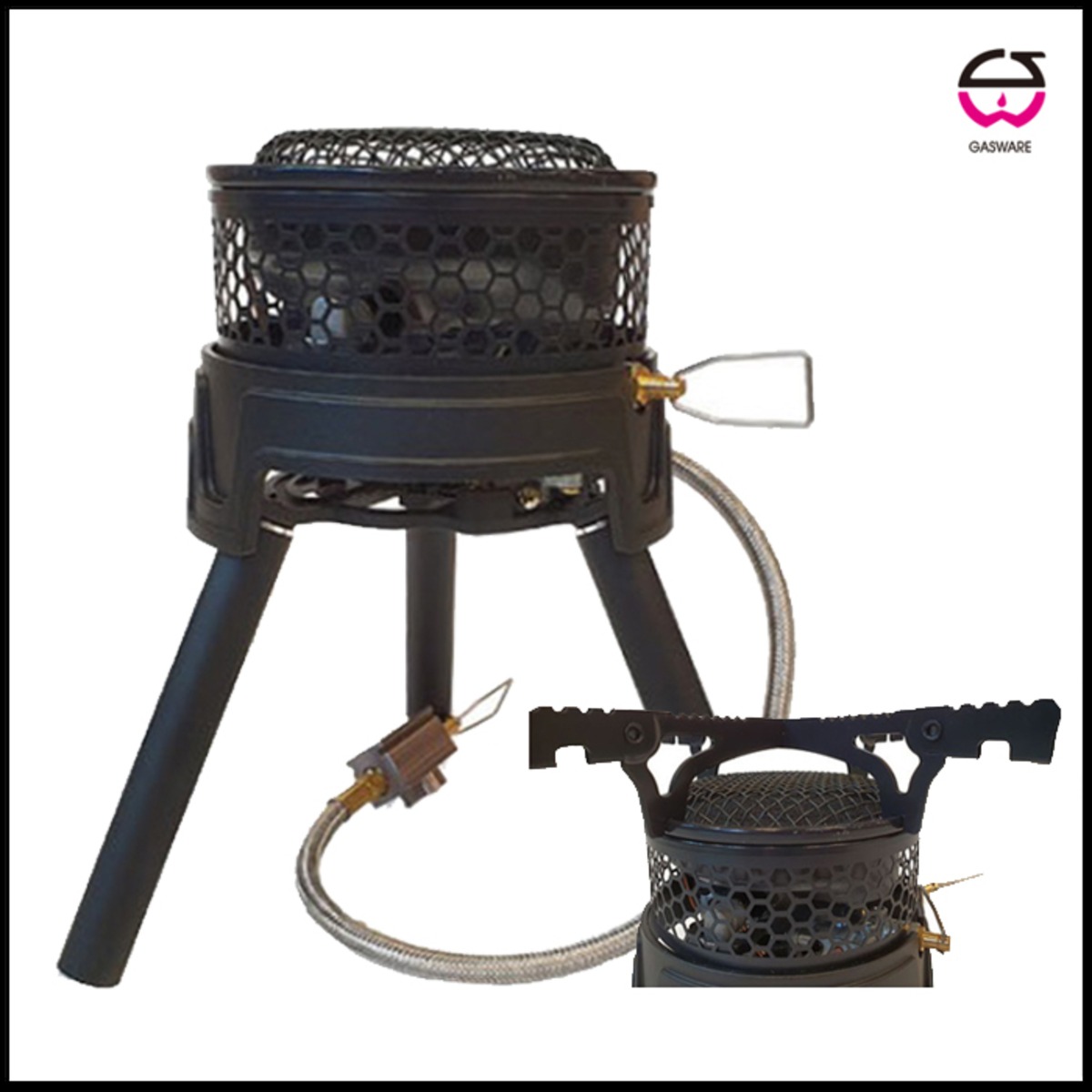 人気再入荷】ワンバーナー フルセット ARC STOVE V3 ALL BLACK 