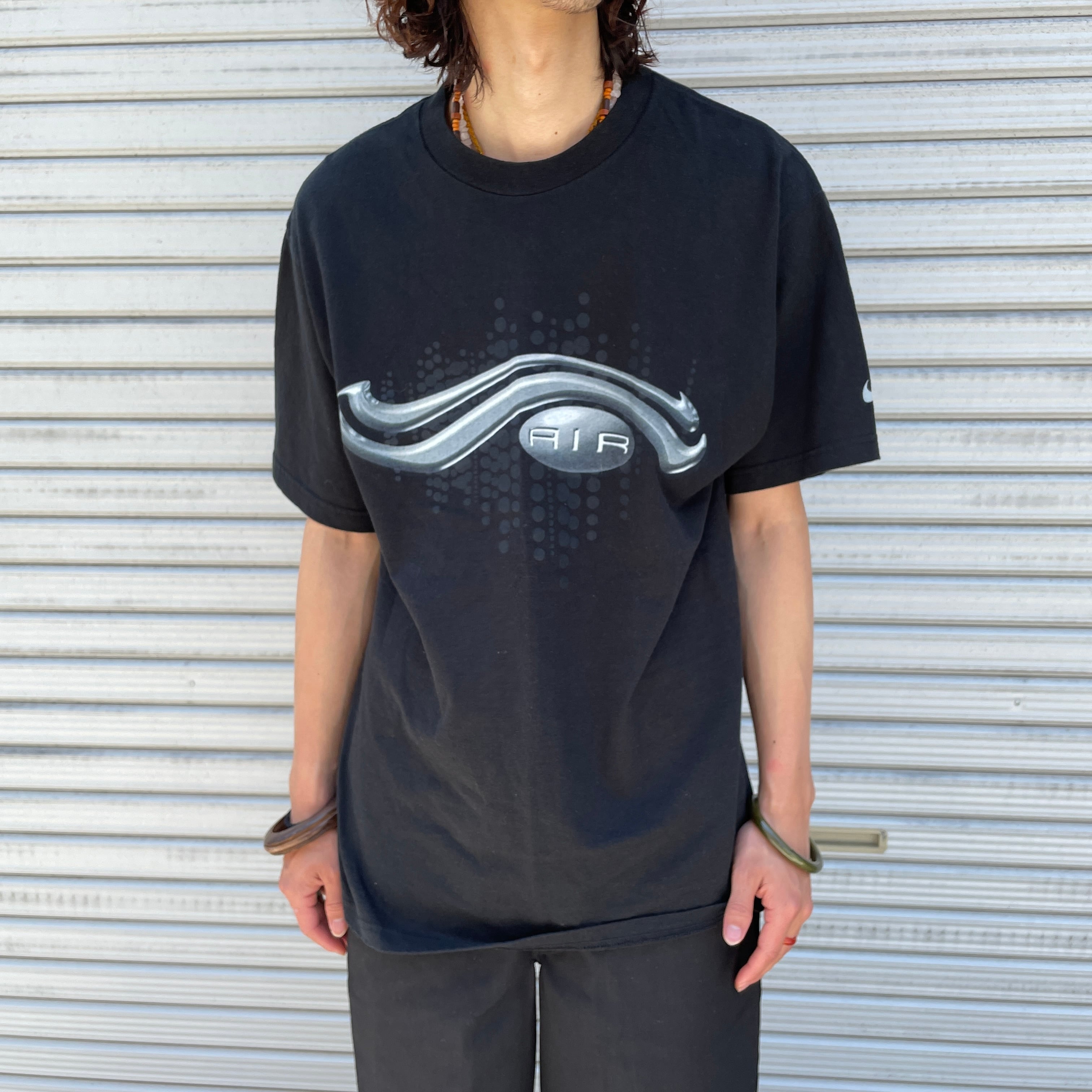 送料無料』NIKE ナイキ 90s プリントTシャツ AIR USA製 M スウォッシュ