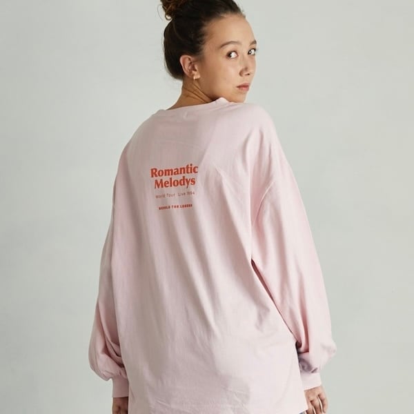 Undeny. Romantic L/S T-Shirt【Ladies F】Pink