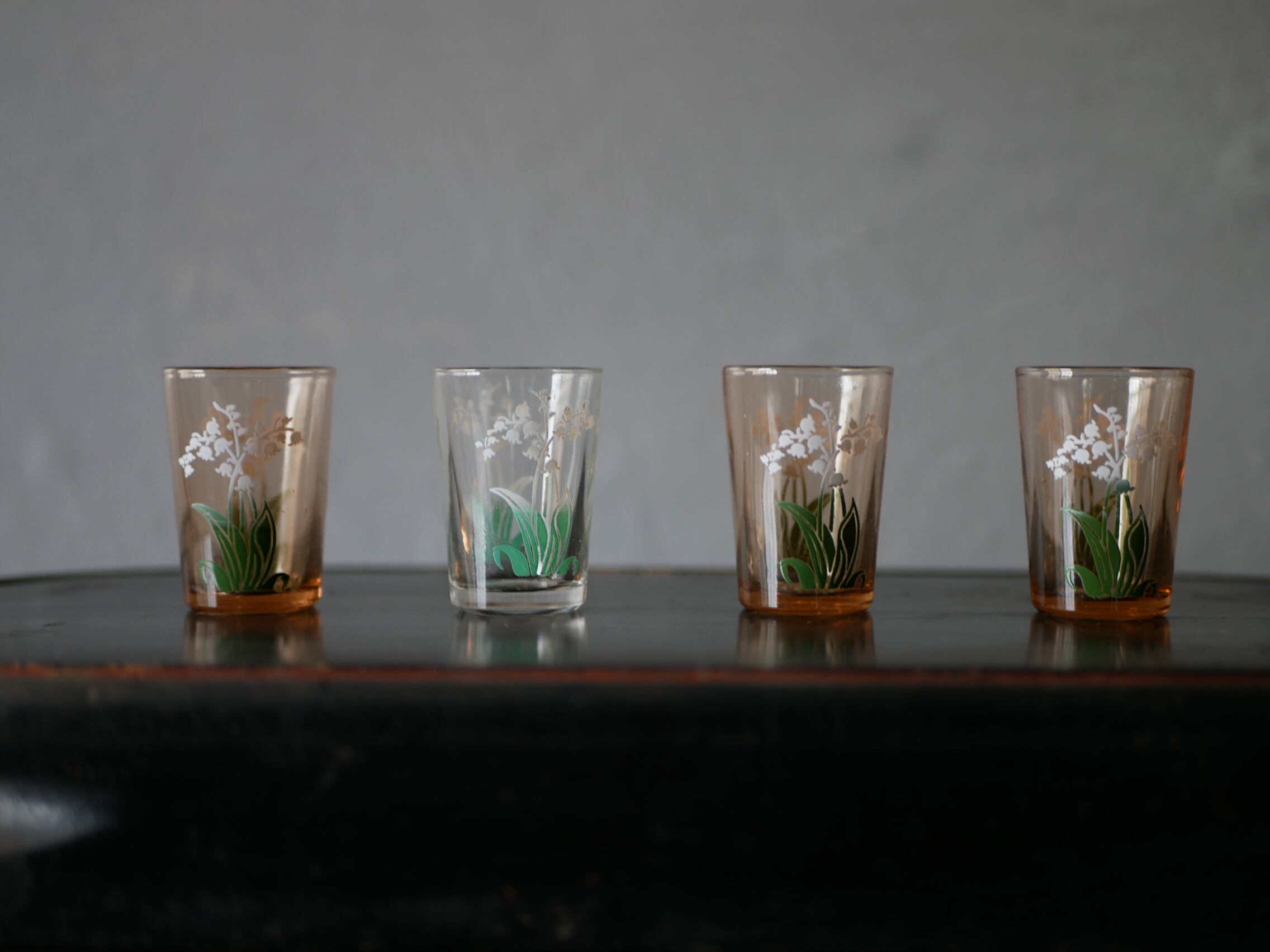 ミュゲ リキュール ショットグラス フランスアンティーク ブロカント