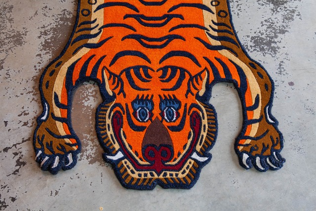 Tibetan Tiger Rug 《Mサイズ•ウール036》チベタンタイガーラグ