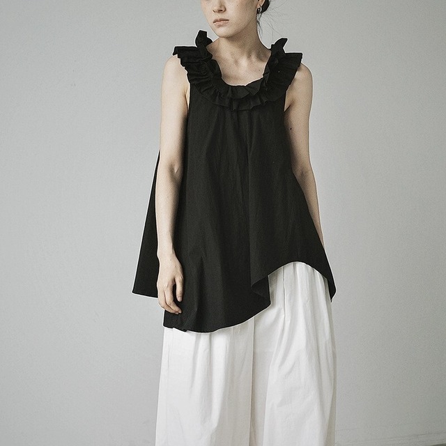 Big Frill Sleevelessトップス [26010406]
