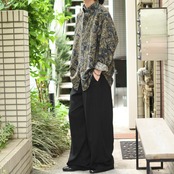 paisley pattern linen shirt