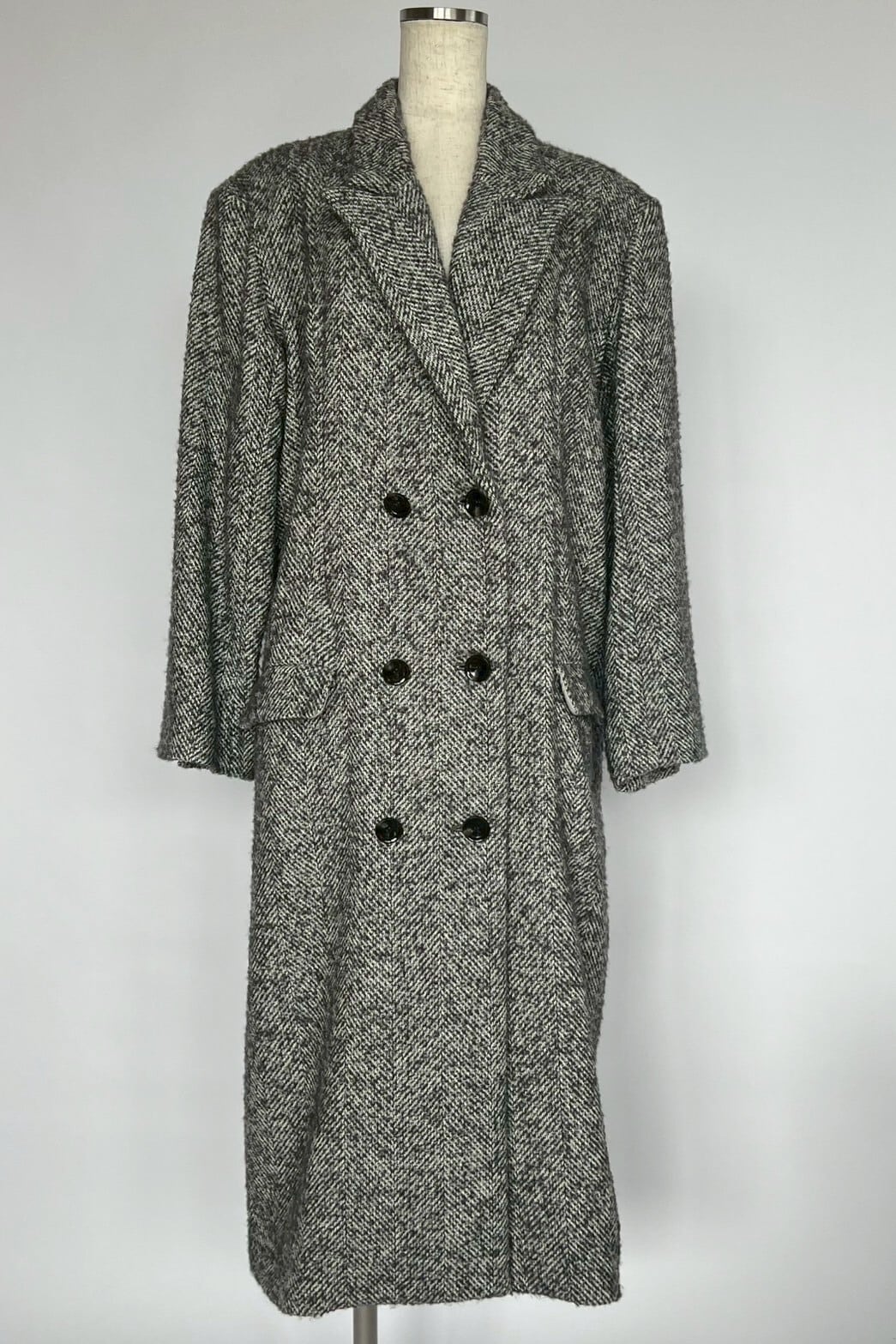 2025年秋冬】ピークドラペルウールコート Peaked lapel wool coat | ANNIK