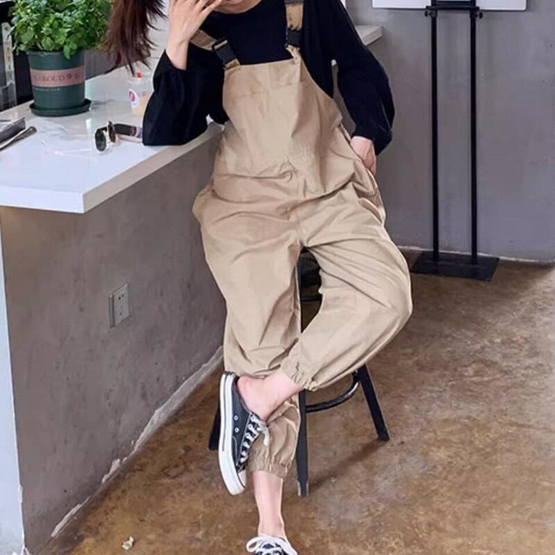 クロップド丈の背中オープンオーバーオール K16279 | くまの小箱