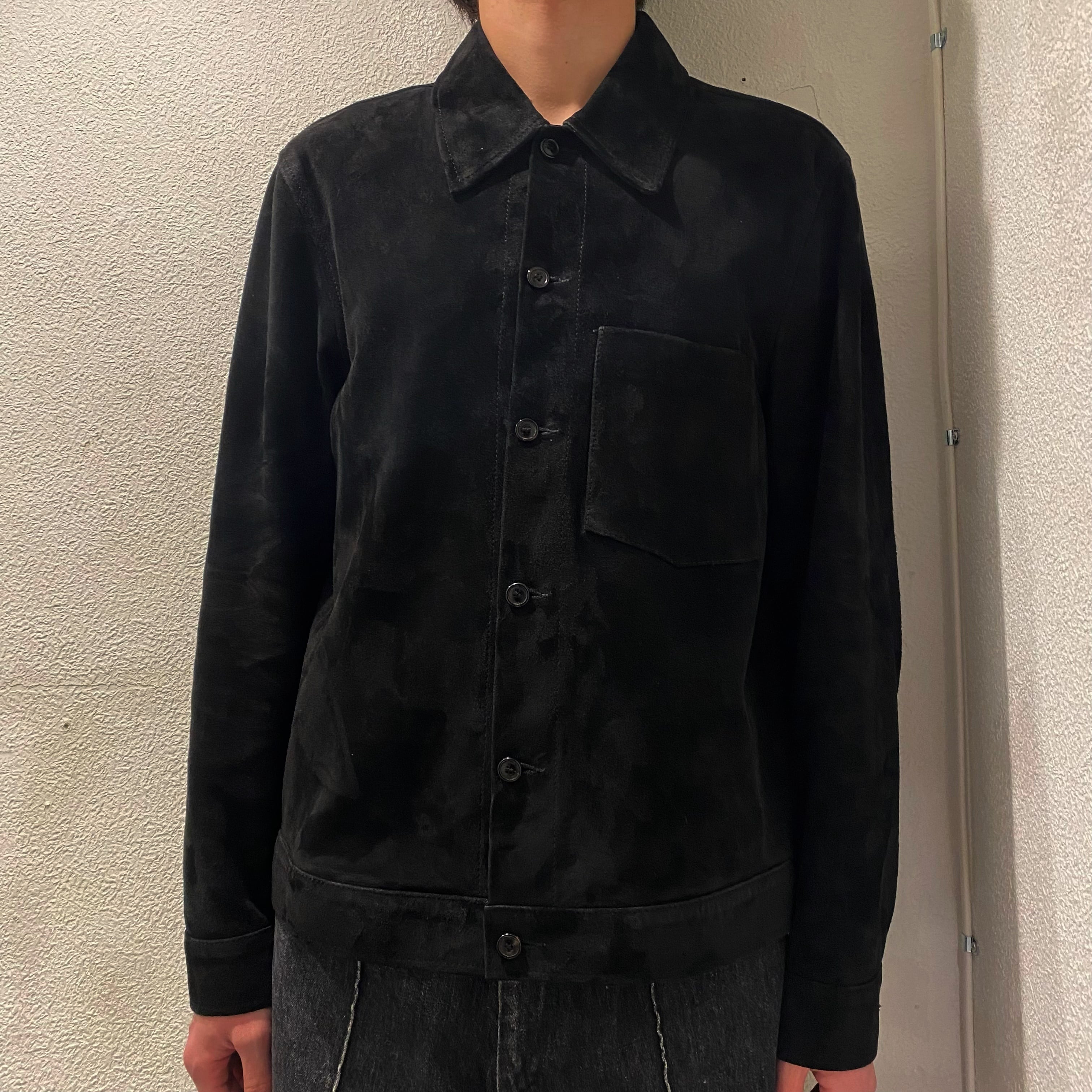 OUR LEGACY アワーレガシー REINCARNATION SUEDE SHIRT ラムレザー スエードシャツ ジャケット 179cm62kg  SIZE46 【表参道t】 | ブランド古着Brooch powered by BASE