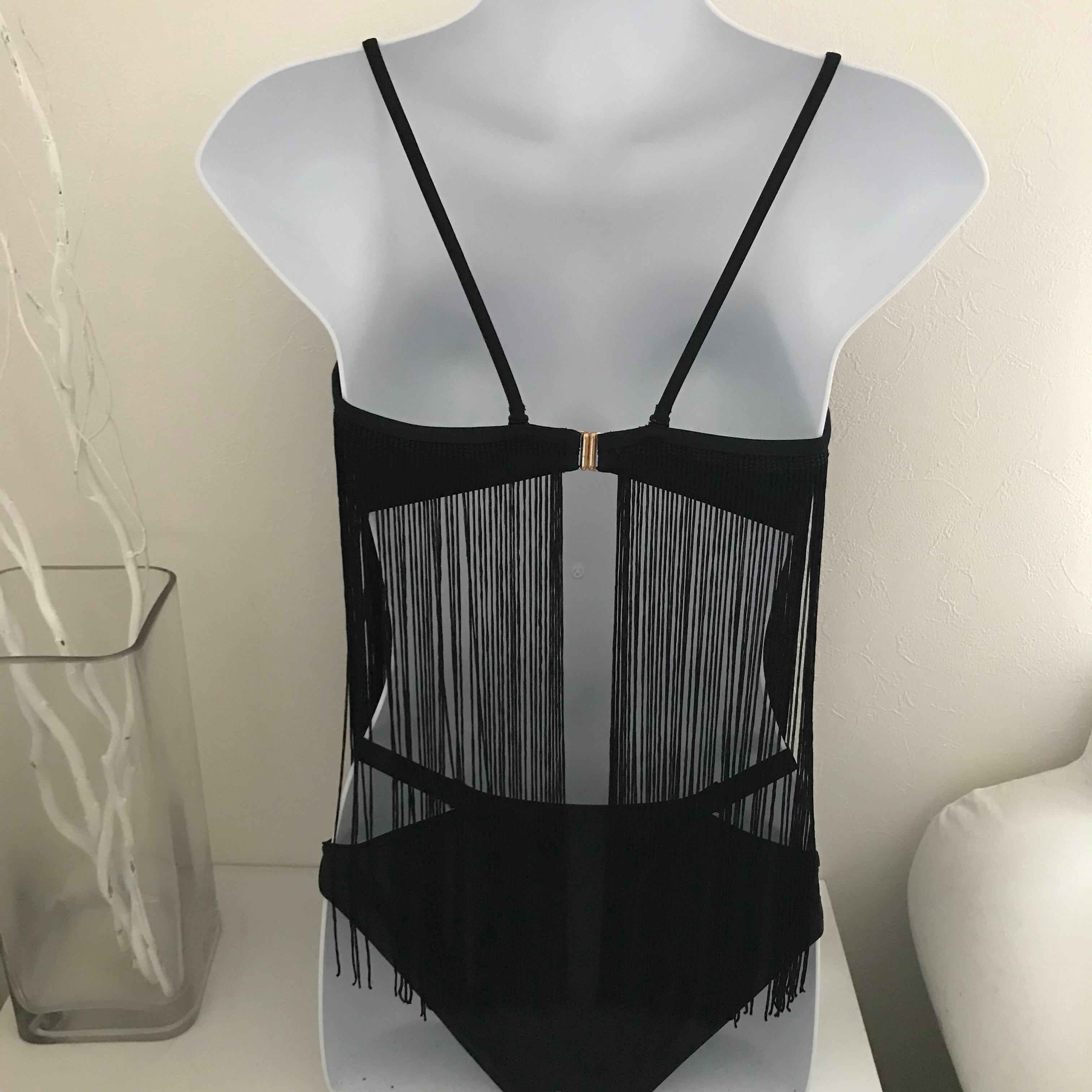 フリンジビキニ(ブラック) フリンジ ブラックビキニ | REGINA SWIMWEAR