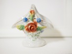白い花かご　オキュパイド・ジャパン（欠けあり） 画像2