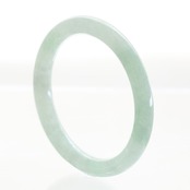 【内径約56mm 】透明感抜群！バングル A貨翡翠 jd_bg1221