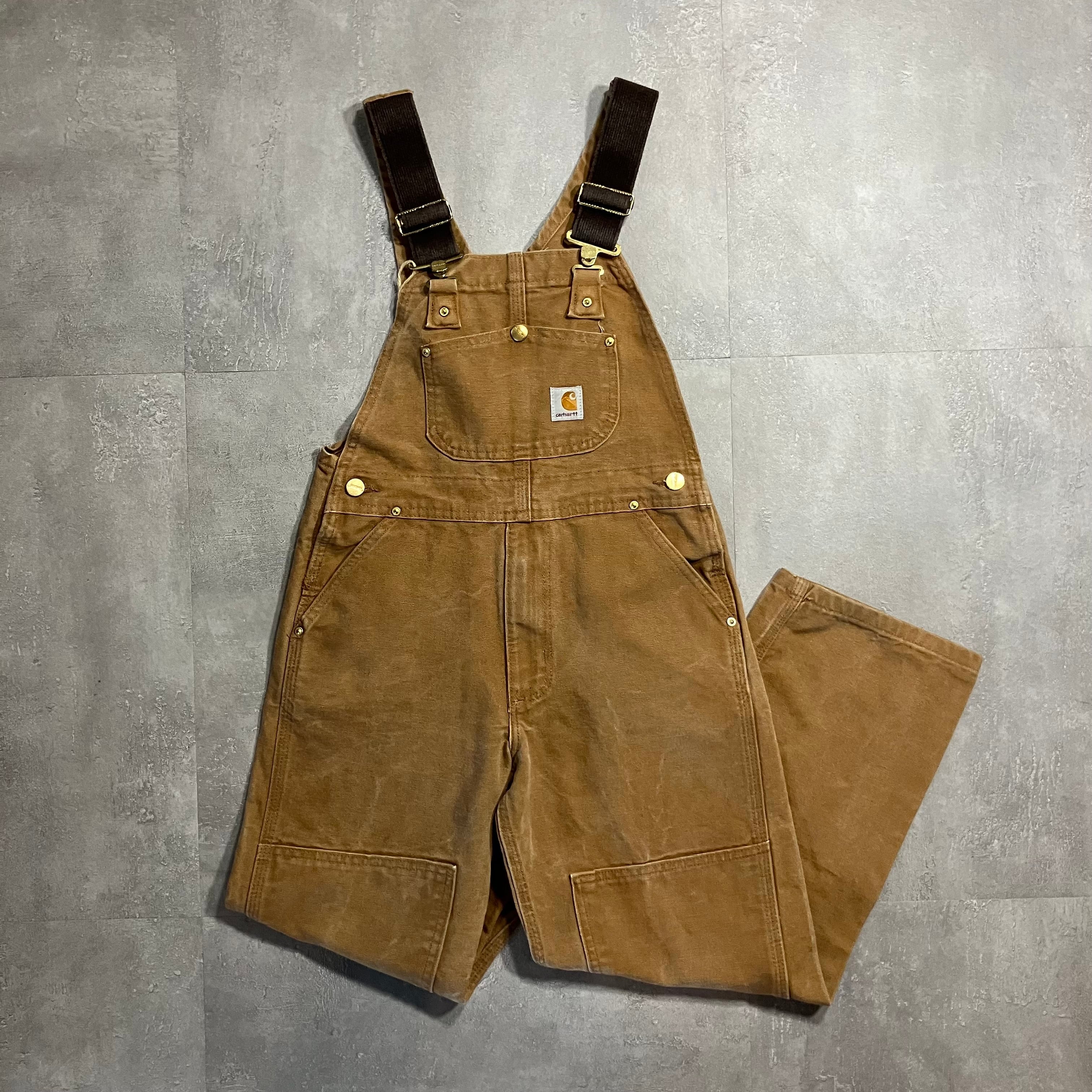 《実寸w27l25》Carhartt カーハート オーバーオール ダック生地 No.3678