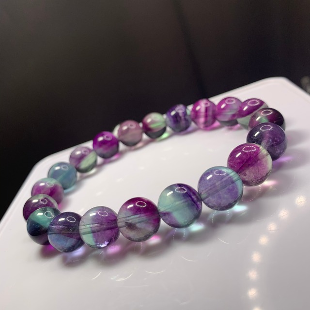 f20濃厚グラデーションフローライトブレスレット