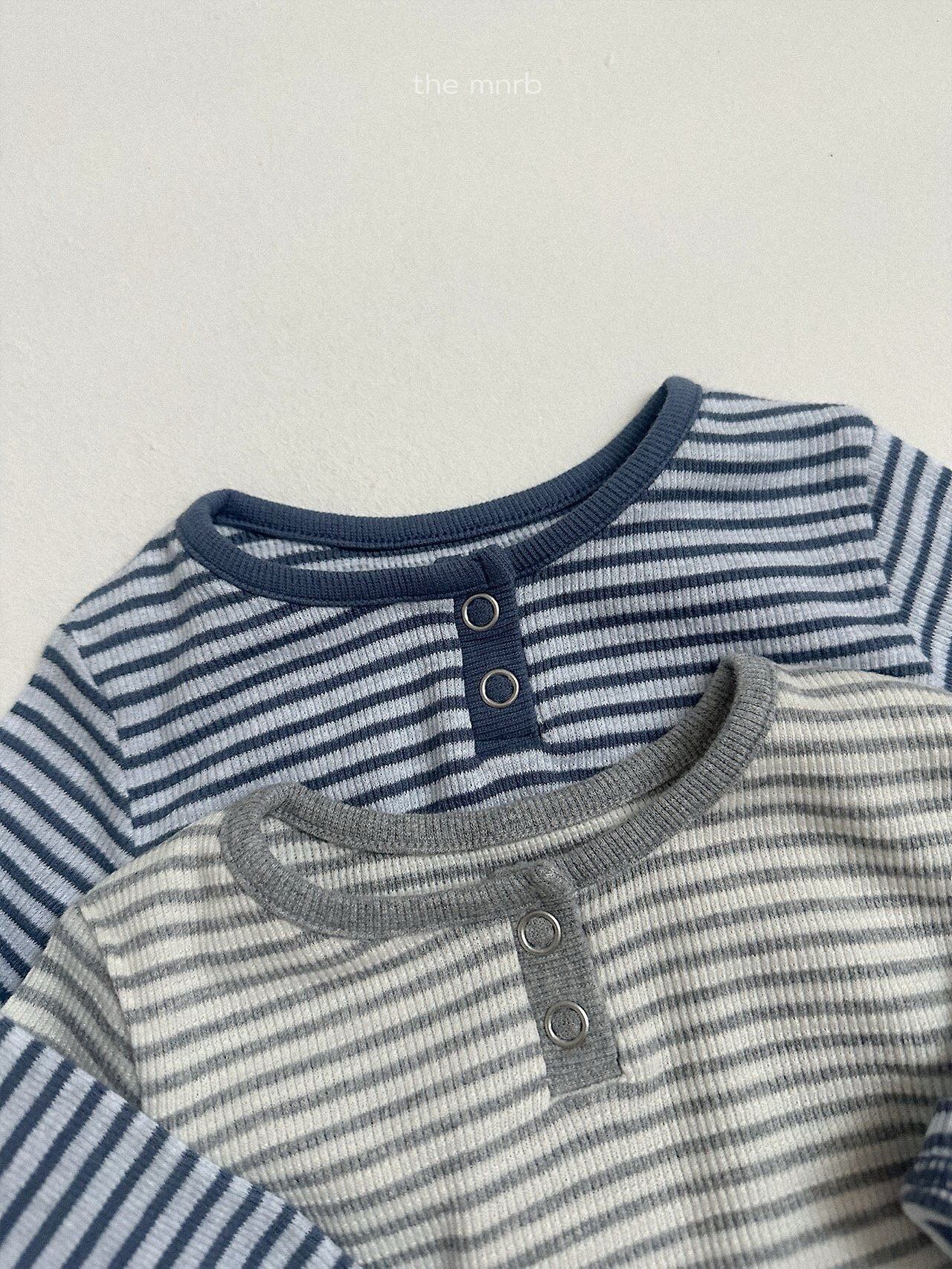 送料無料【予約】/ エディストライプTシャツ / minirobe