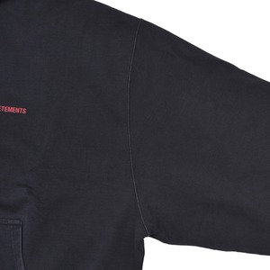 【VETEMENTS】CLASSIC LOGO ZIP-UP HOODIE