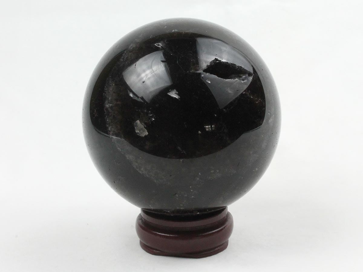 1.7Kg モリオン スフィア 110mm 黒水晶 スフィア 丸玉 球体 morion