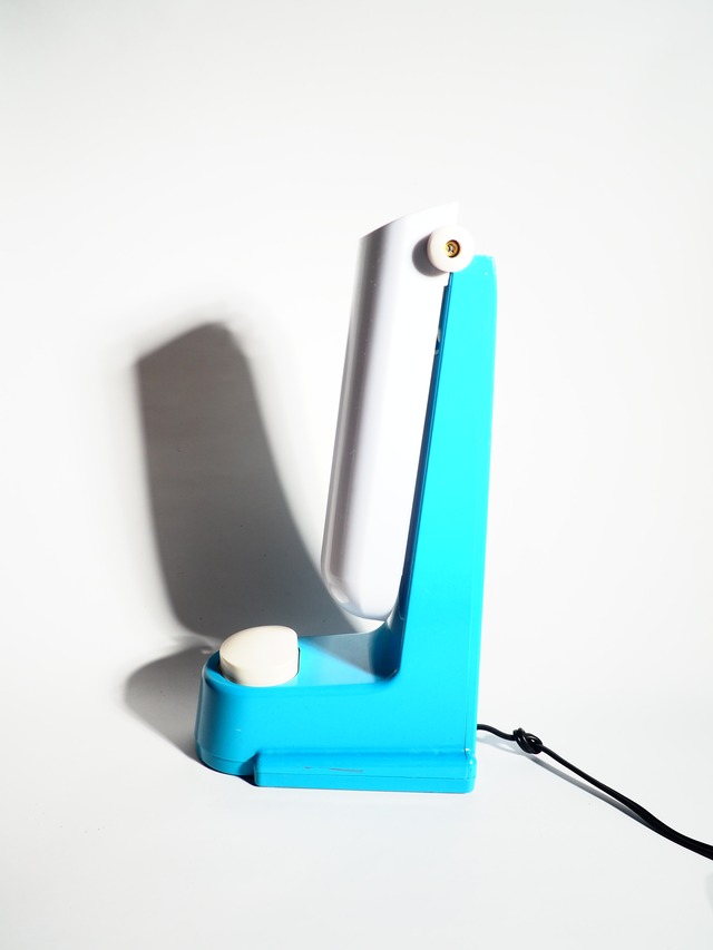 Blue fluorescent folding lamp made in Japan