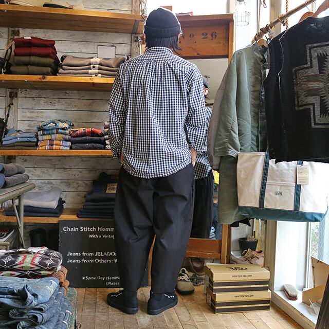 オシャレ Porter Classic ポータークラシック POPLIN BEBOP PANTS