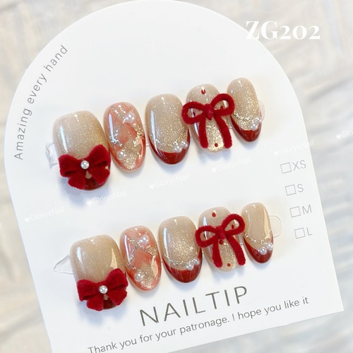 ZG202  ネイルチップ　サイズXS/S/M/L