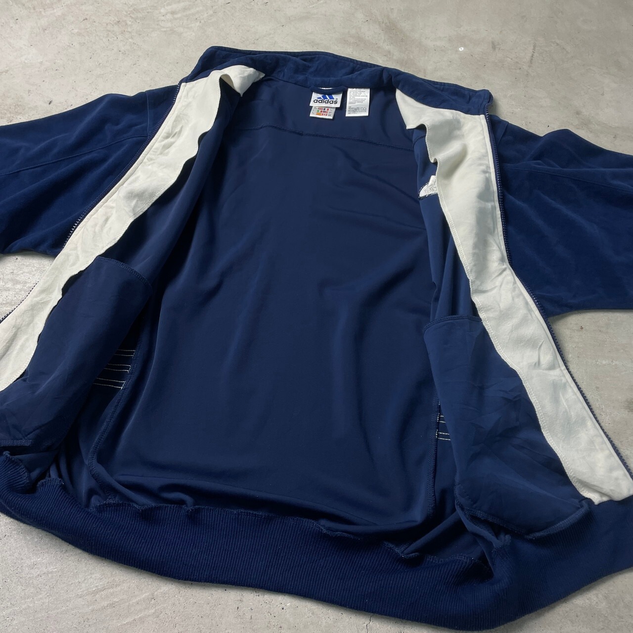 90年~00年代 adidas アディダス ベロアジャージ トラックジャケット 
