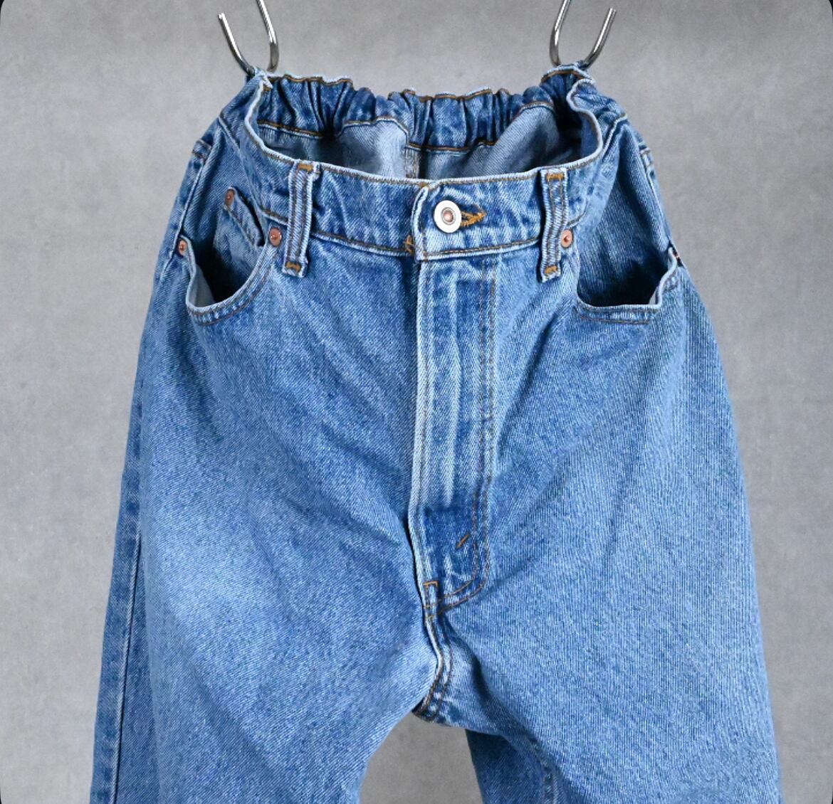 25AW》【USED REMAKE】WIDE EASY DENIM TROUSERS USEDリメイク ワイド