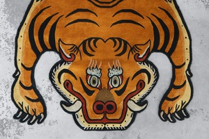 Tibetan Tiger Rug 《Lサイズ•プレミアムウール297》チベタンタイガーラグ