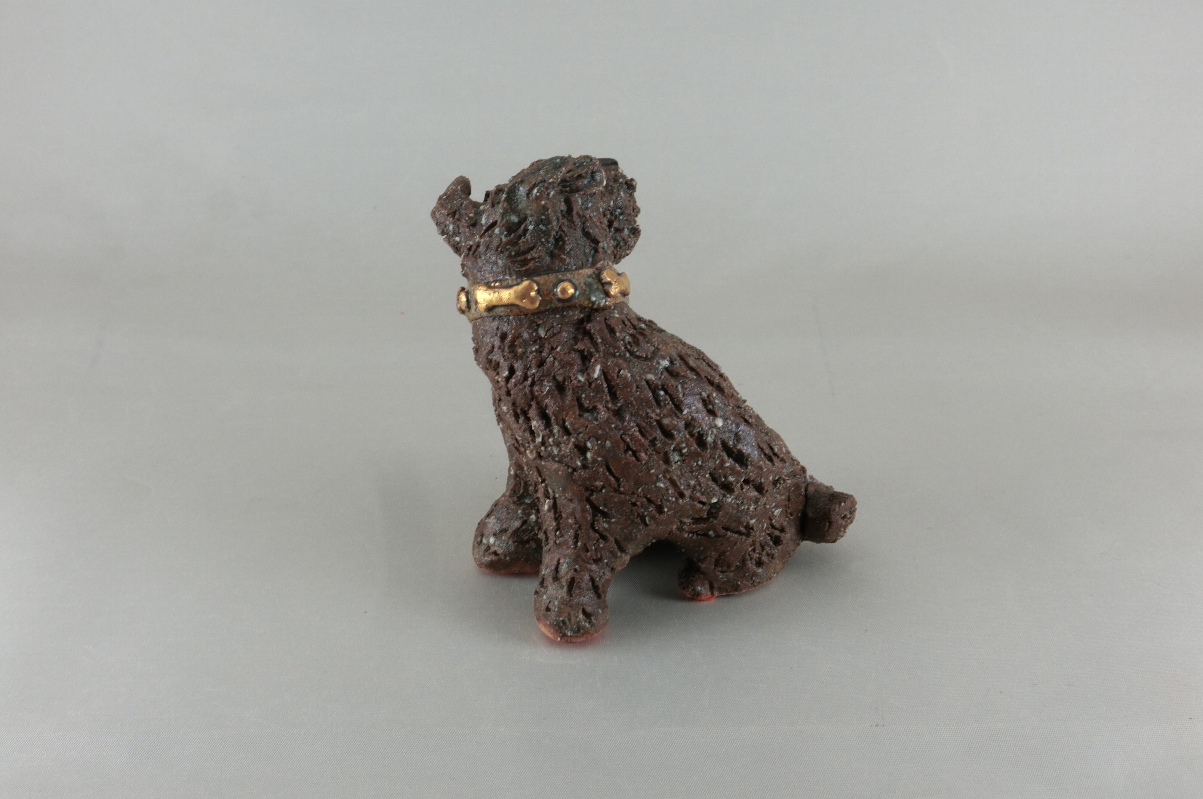 幸生窯　前川幸市作（犬）ケリーブルテリア