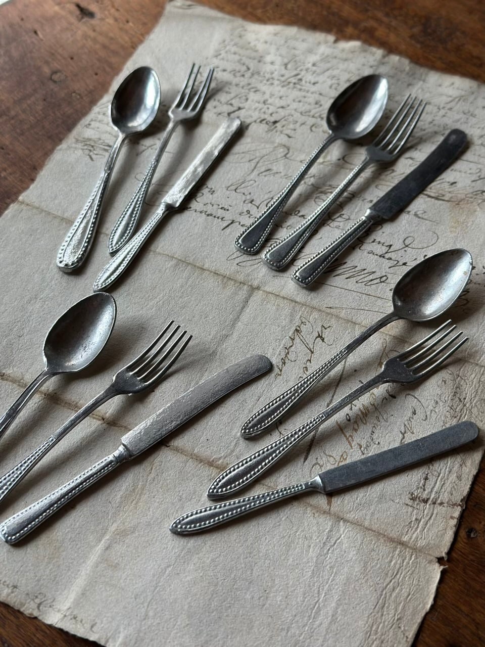 19世紀ドイツ・ミニチュアカトラリー12本セット ディネット | Brocante