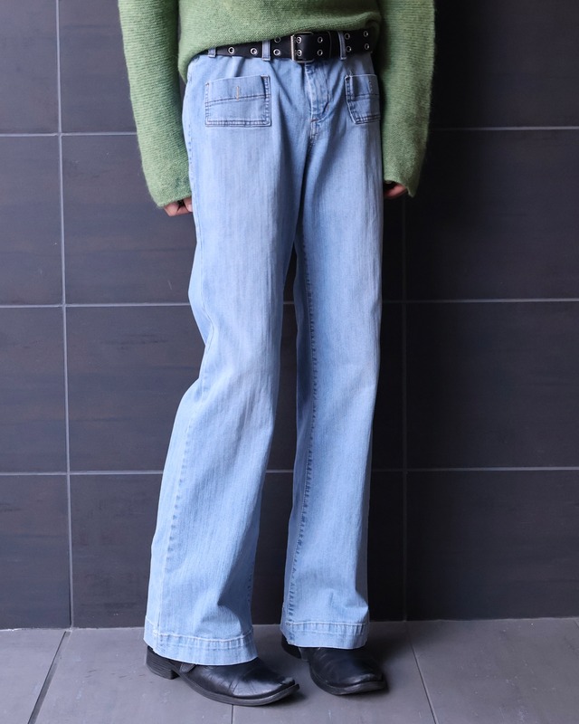 Regular Straight Denim Pants