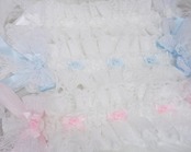 ♡【Sayakadoll original No.17】（ヴェール別売り）儚げプリンセス お花とホワイトレースのフリルリボンヘッドドレス light blue  ♡