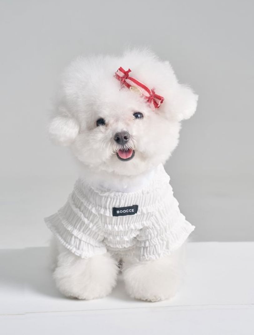 予約【BOOCCE】LOVE BLOUSE (White)